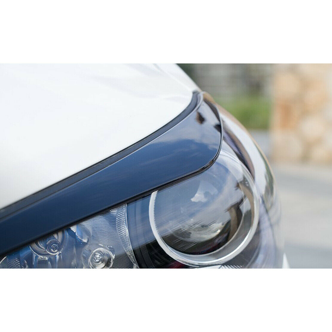 Front Glossy Headlight Eyelids Cover Trim fit for Hyundai Elantra 2017-2018 New