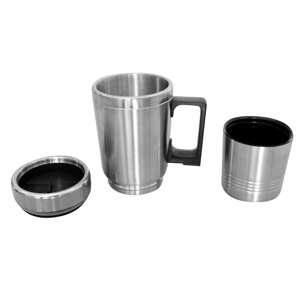 Car 12V Travel Coffee Milk Tea Water Mug Kettles Cup Heater Warmer Heated