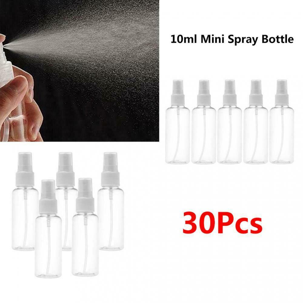 30x Portable Mini Transparent Sprayer Empty Bottle Atomizer Bottles 10ML