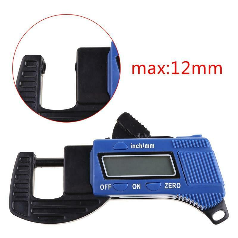 Electronic Digital LCD 0-12.7mm Thickness Caliper Carbon Fiber Micrometer Guage