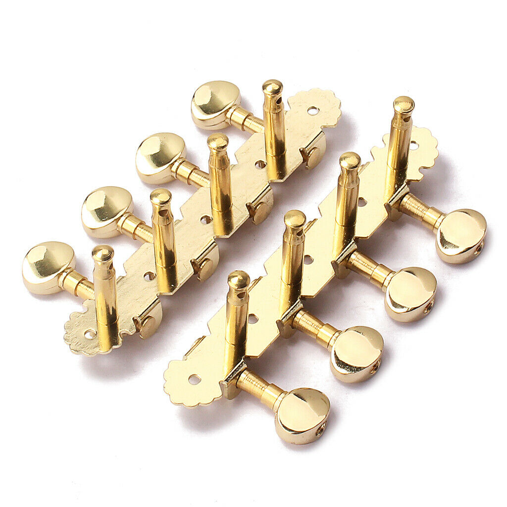 Iron Machine Heads W/ Zinc Alloy Tailpiece for Mandolin Replacement Parts