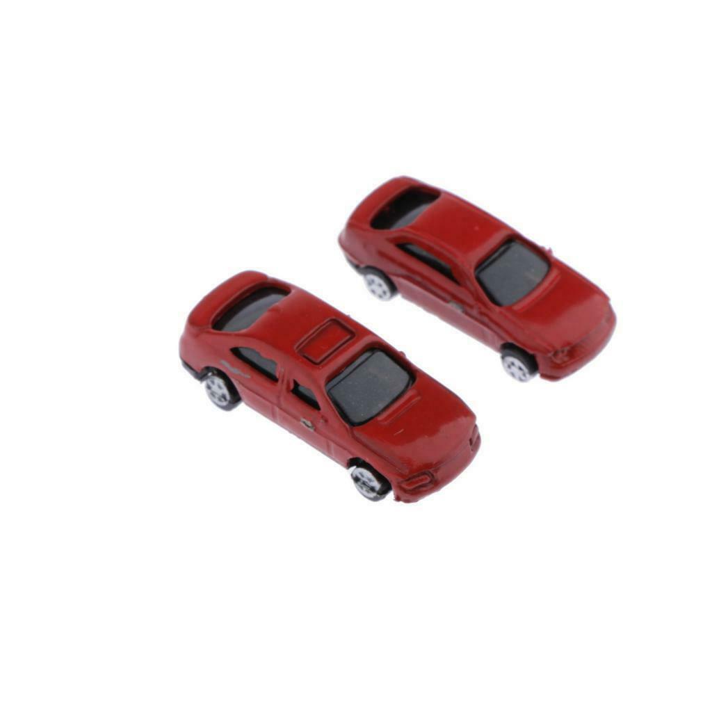 Lots 35 1:200 Z Gauge Plastic Car + Truck Mini Diorama Sand Table Accessory
