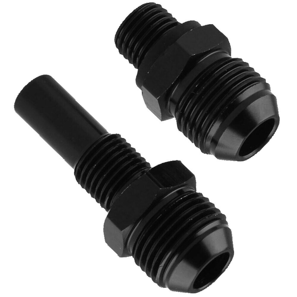 Pair Premium Oil Cooler Adapter for GM 4L80E AN8-1/4NPS Transmission 97-07