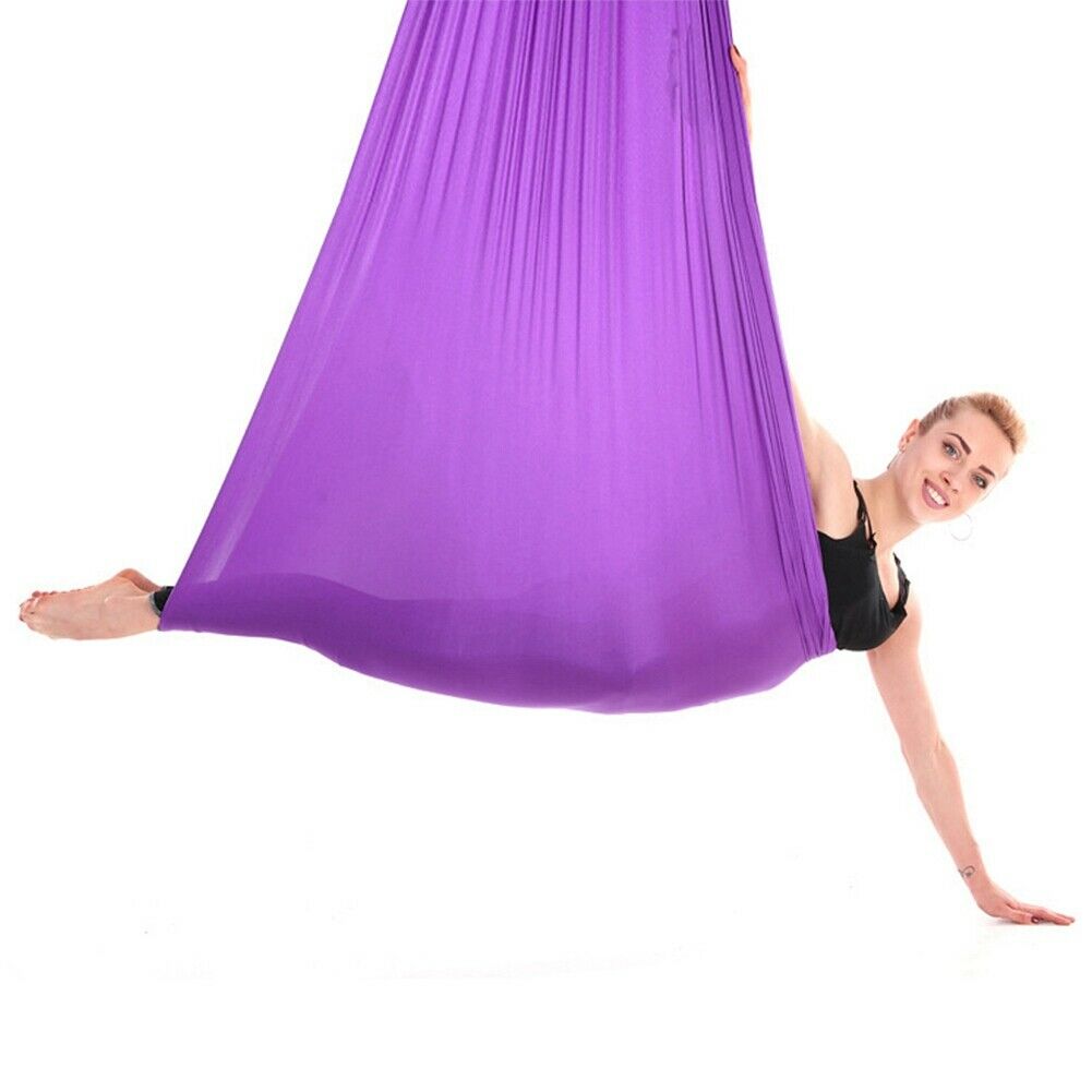 Yoga Hammock 2.8m Durable Elastic Aerial Yoga Hammock Swing Fitness Training