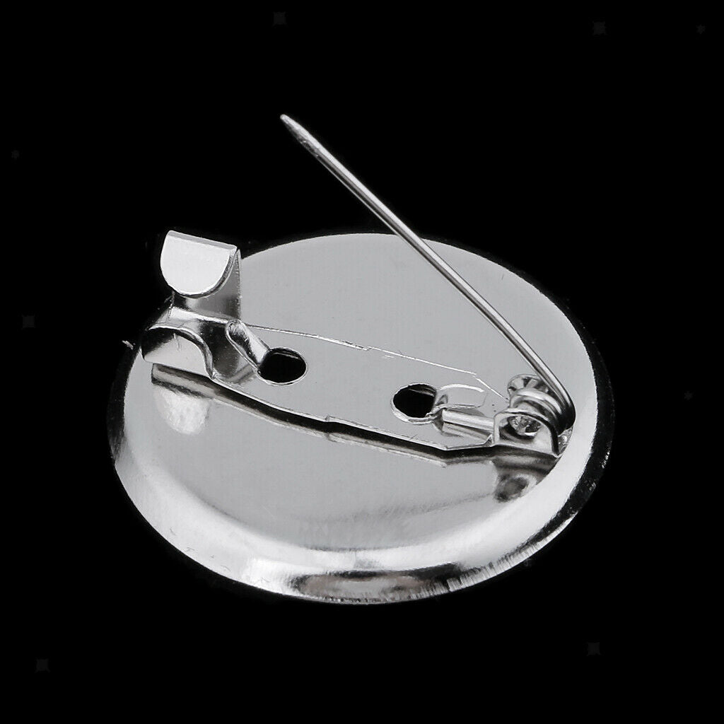 10   Pieces   Semi - Finished   Badge   Button   Supplies   Brooch   Blank
