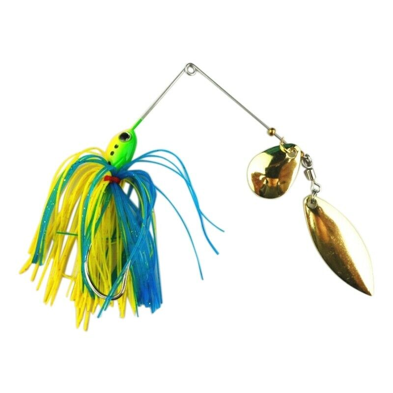 5pcs/set Buzzbait Fishing Lure Spinner Bait Jigs Leadhead Sharp Hooks New