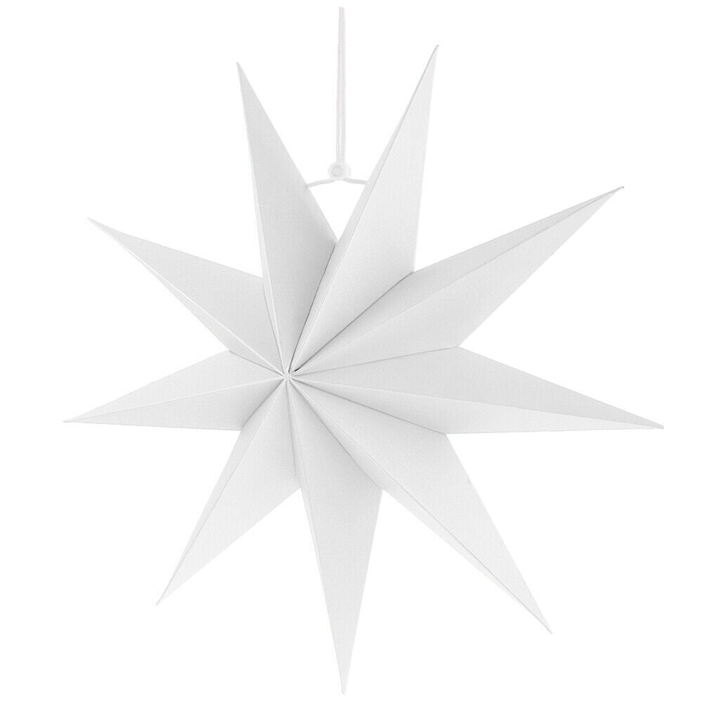 3colors Paper Stars Hanging Christmas Home Party Decoration Wedding Prom Hanging