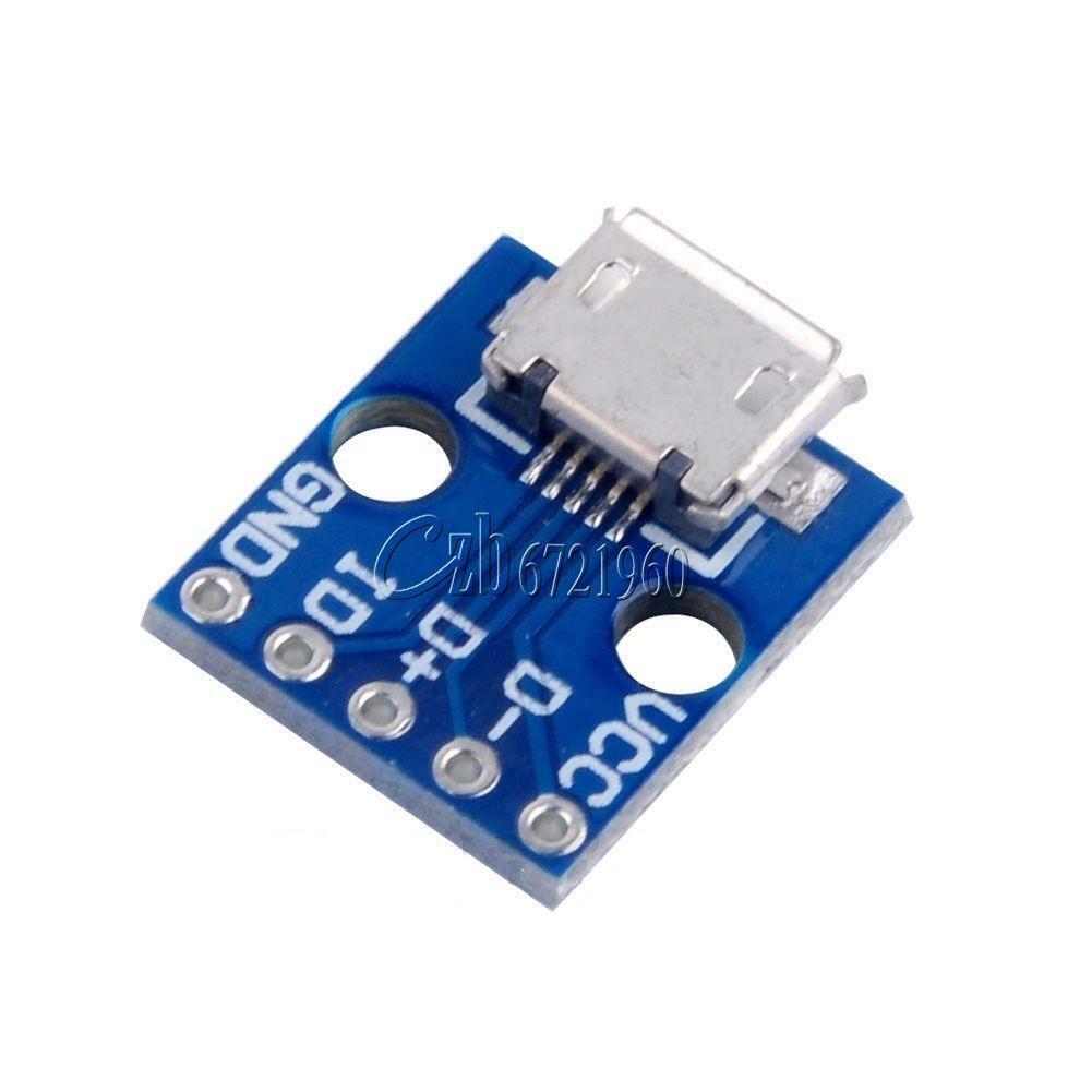 10PCS CJMCU Micro USB Interface Power Adapter Board USB5V Breakout Module