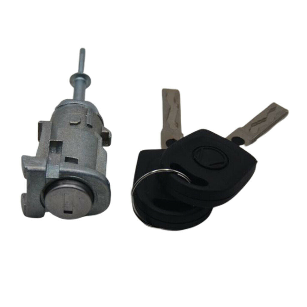 1U0837168E Car Door Lock Cylinder + 2 Keys Front Right for VW Golf MK4