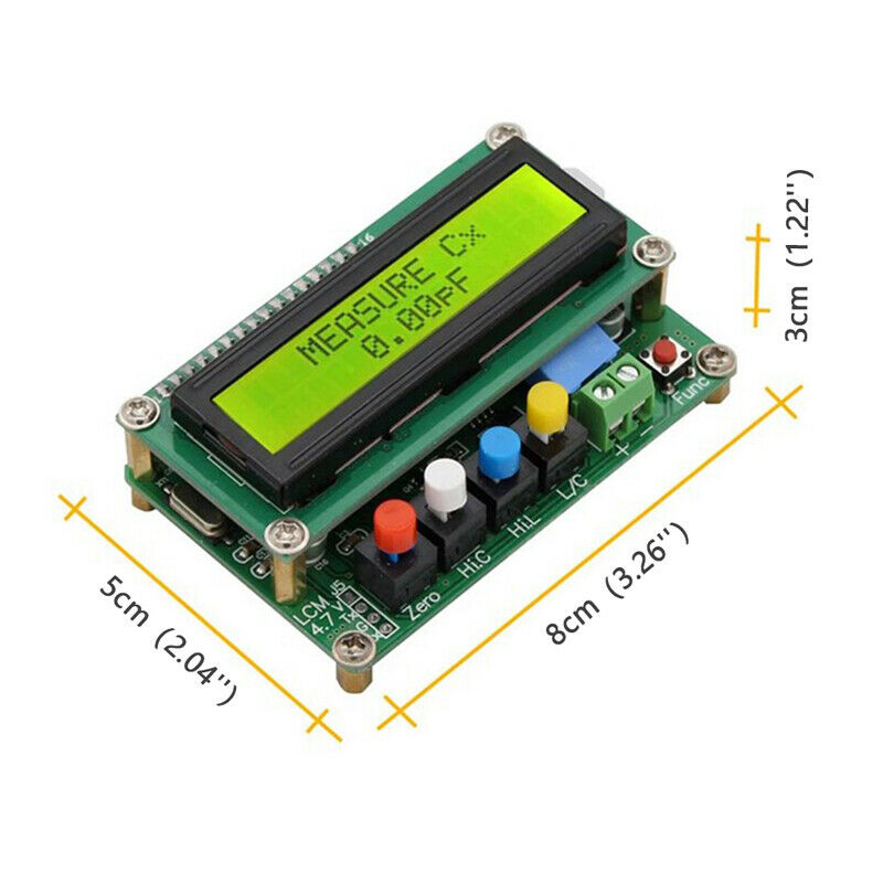 Digital LC100-A LCD High Precision Inductance Capacitance L/C Meter Tes LpC FT