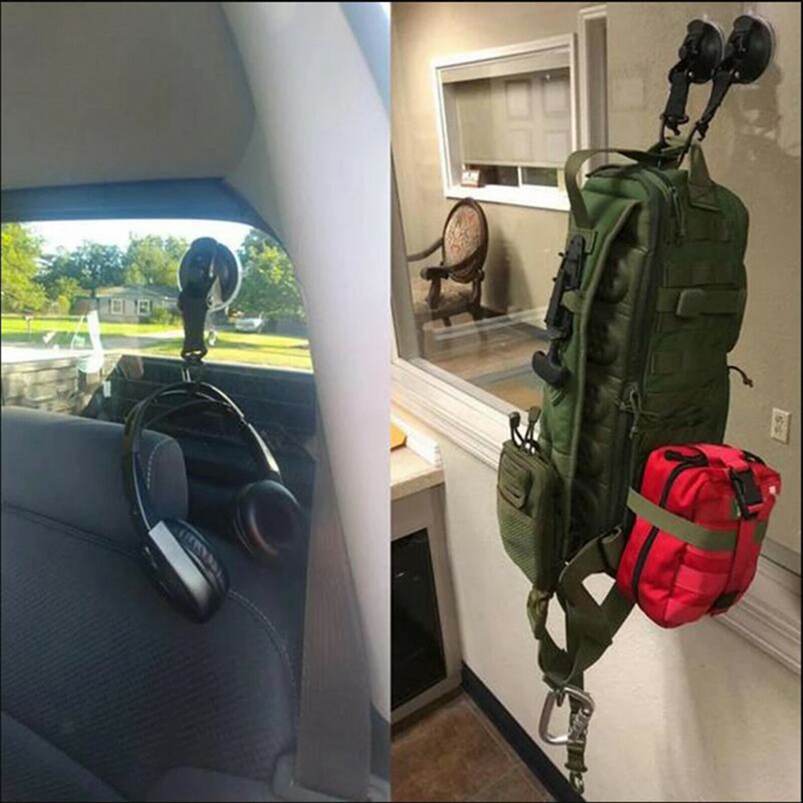 Strong Suction Cup Anchor Securing Hook For Car Side Awning Pool Tarps