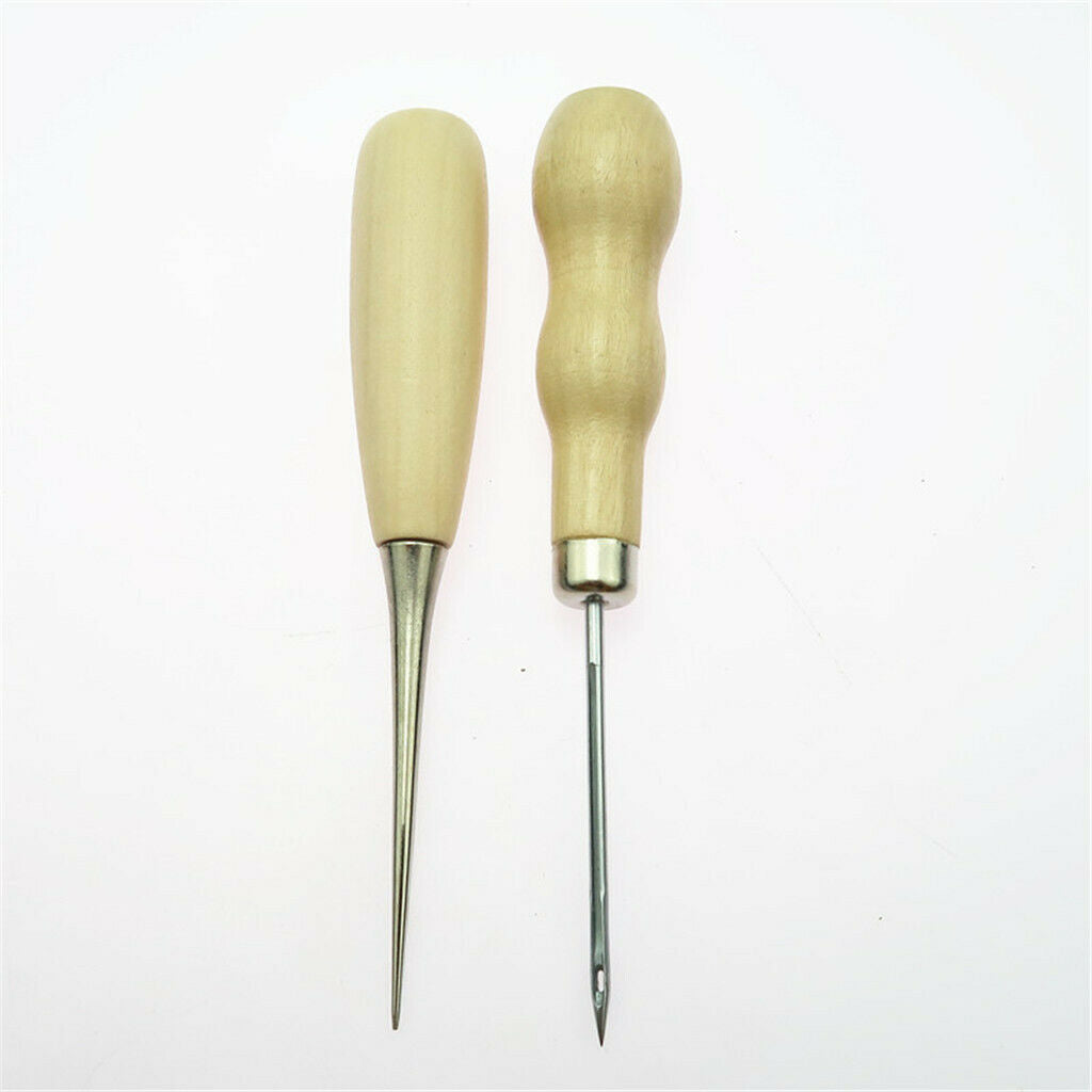 22Pcs Leathercraft Tools Kit, Hand Sewing Stitching Repairing Accessories Tools
