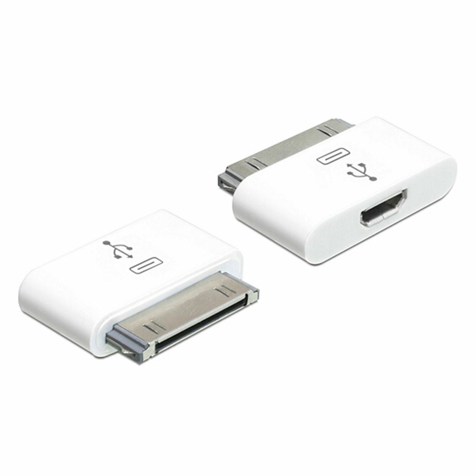 Brand New Micro USB To 30 Pin Charger Adapter For iPhone4/4S / iPad 2/3 / iPod