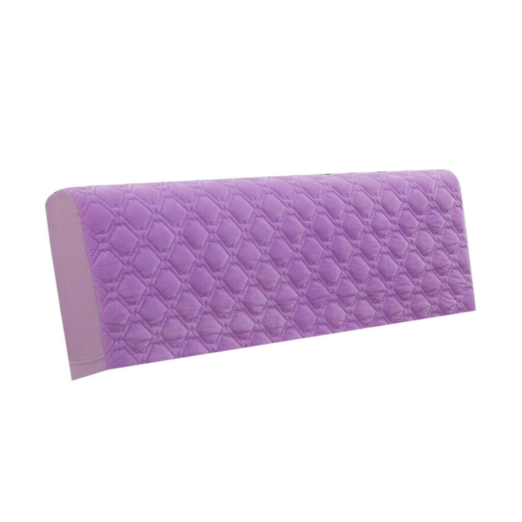 Thickening Stretch Bed Headboard Slip Cover Protector Decoration Purple