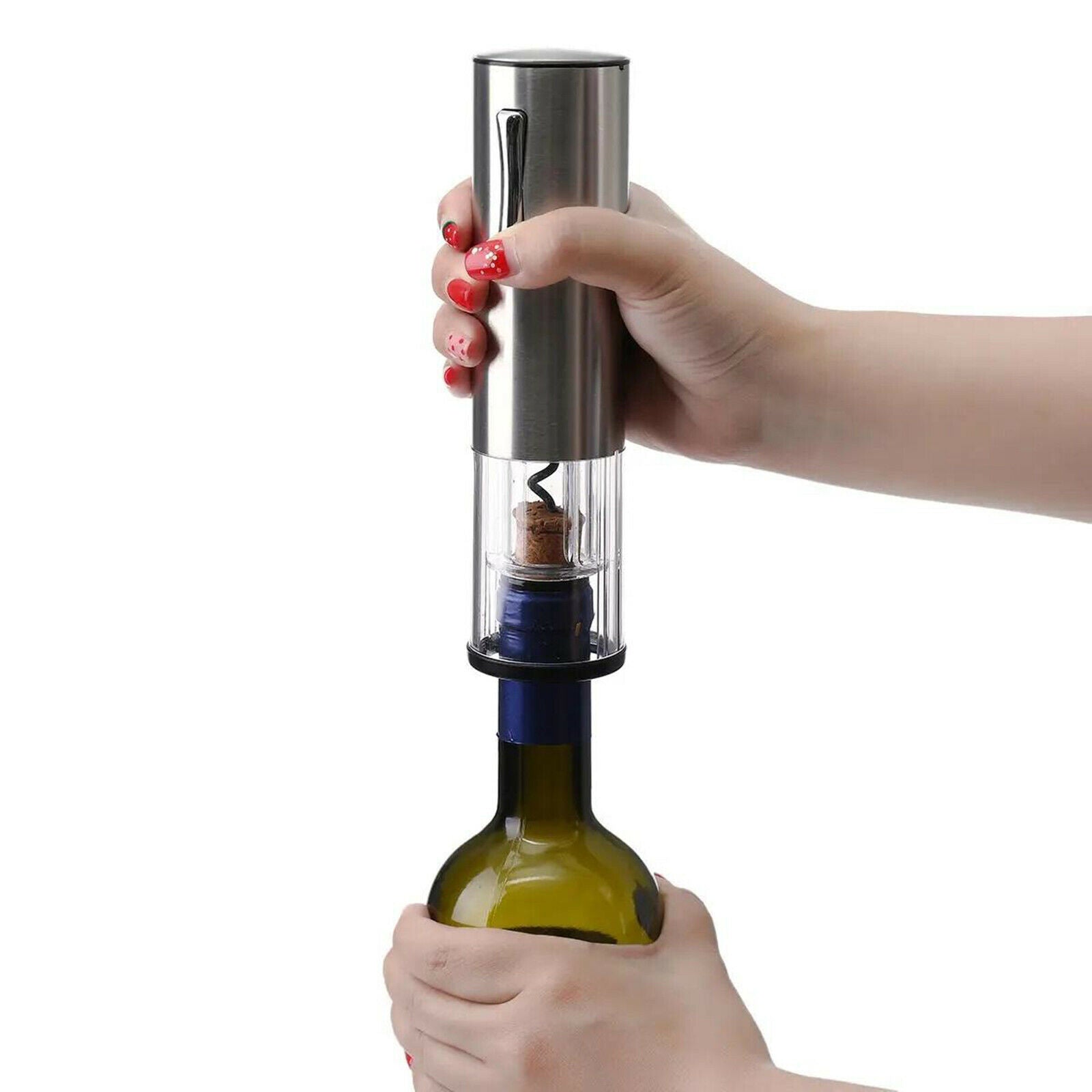 Electric Wine Opener Wine Bottle Corkscrew Opener Remove Tool One-Touch