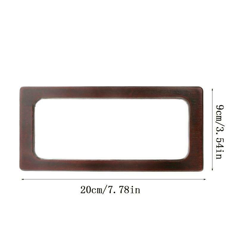 Wooden Rectangle Handles For DIY Making Bag Handbags Purse Shopping Tote