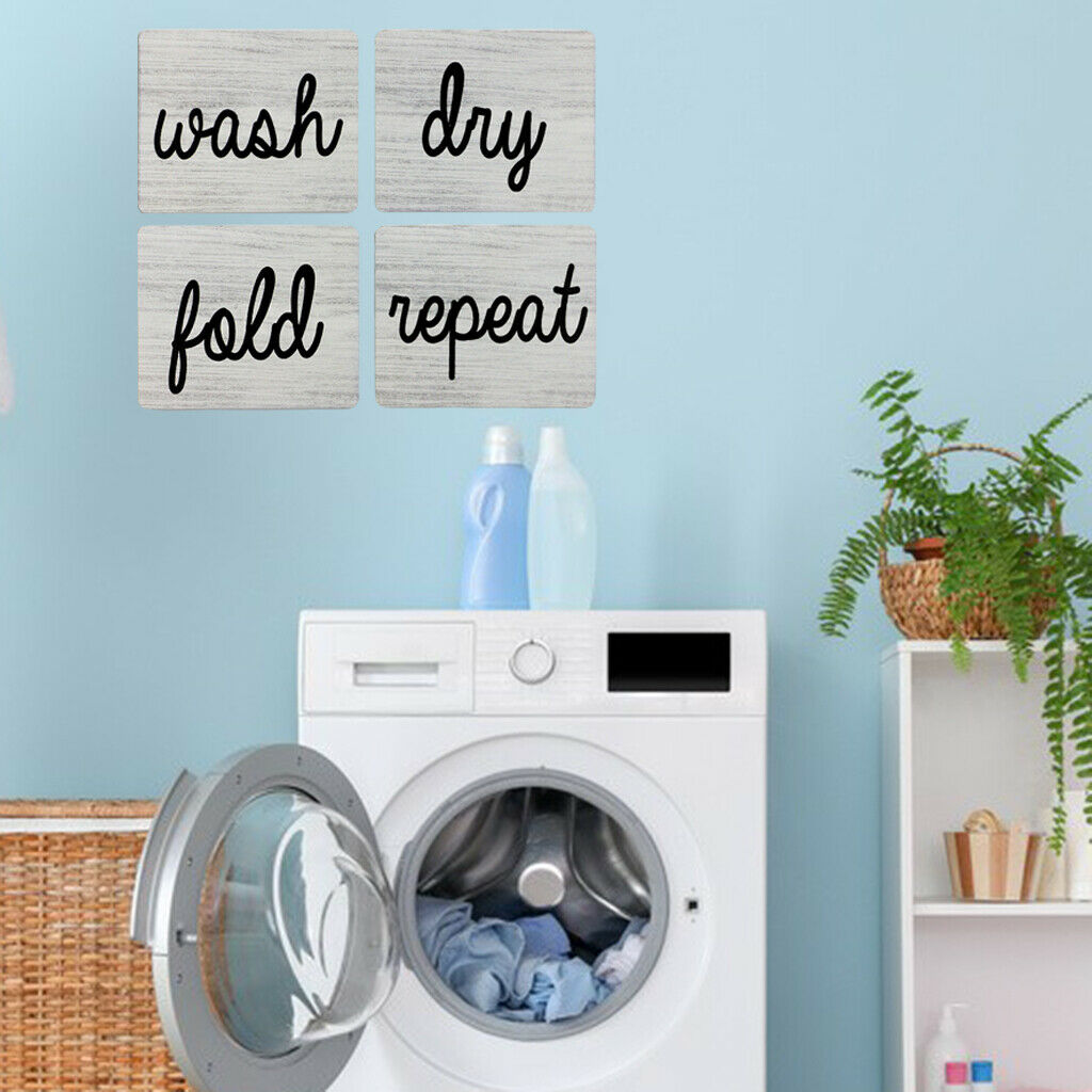 Laundry Sign Rustic Farmhouse for Home Sign Wall Art Decors for