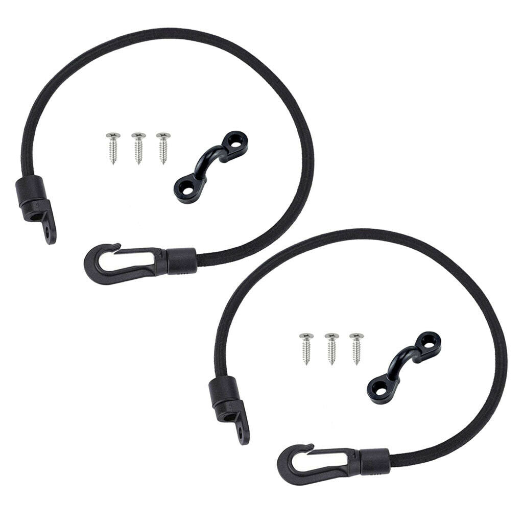 12inch Boat Fishing Rod Tamer Holder Hold Down Elastic Rope Bungee Cord Part