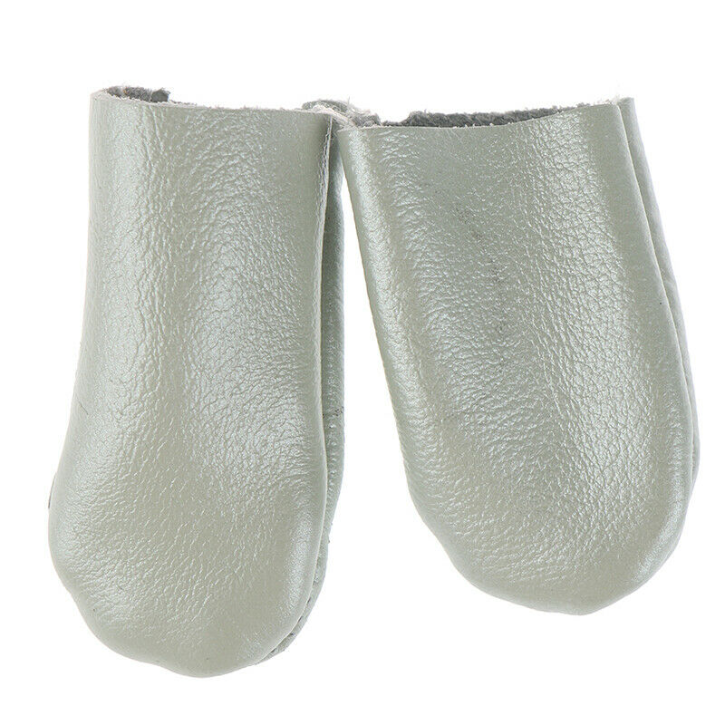 1Pair Leather Needle Felting Finger Protector Thimble Hand Craft Embroidery T_DD