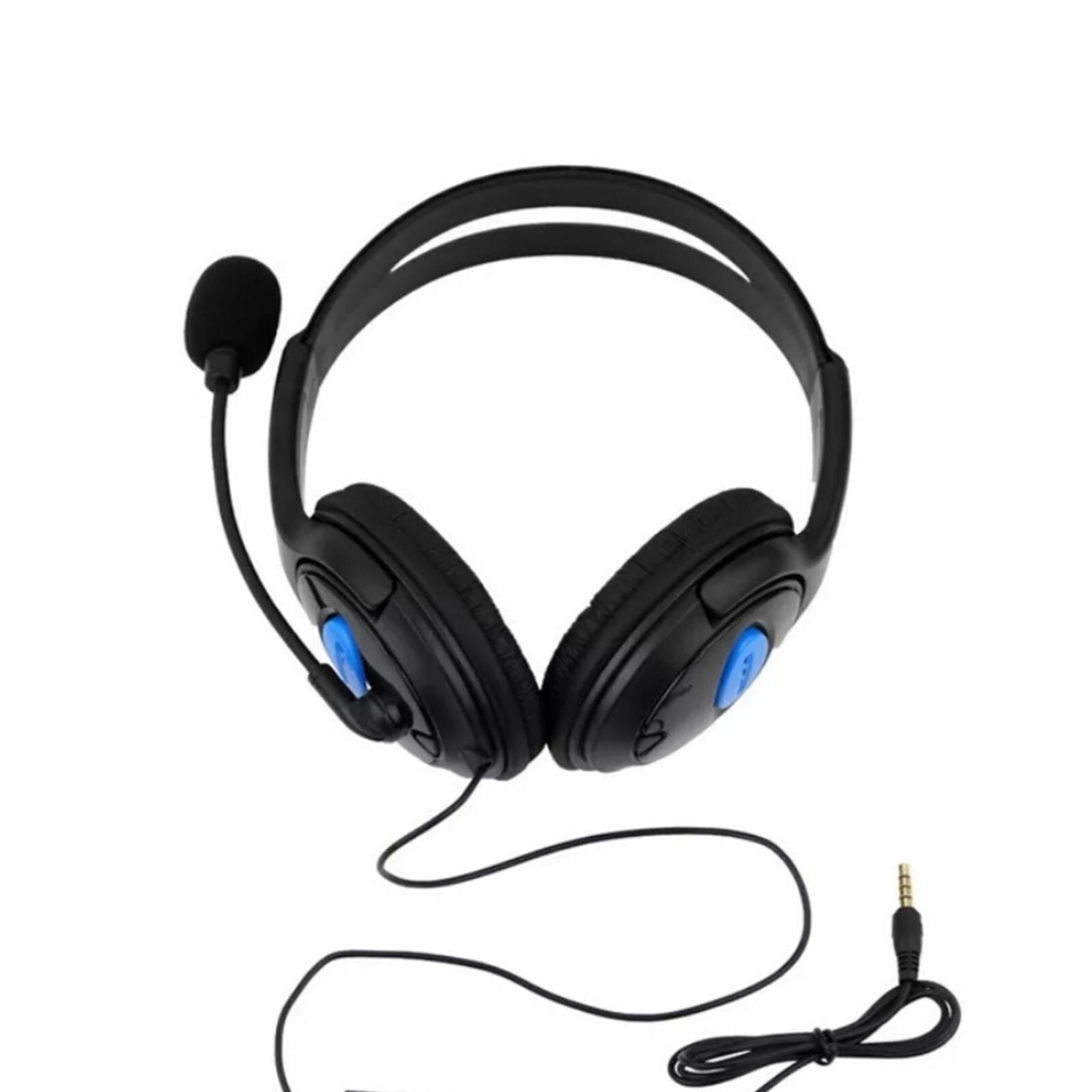 Gamer Headphones with Microphone For PS4 PC 3.5 mm Jack Wired Earphone
