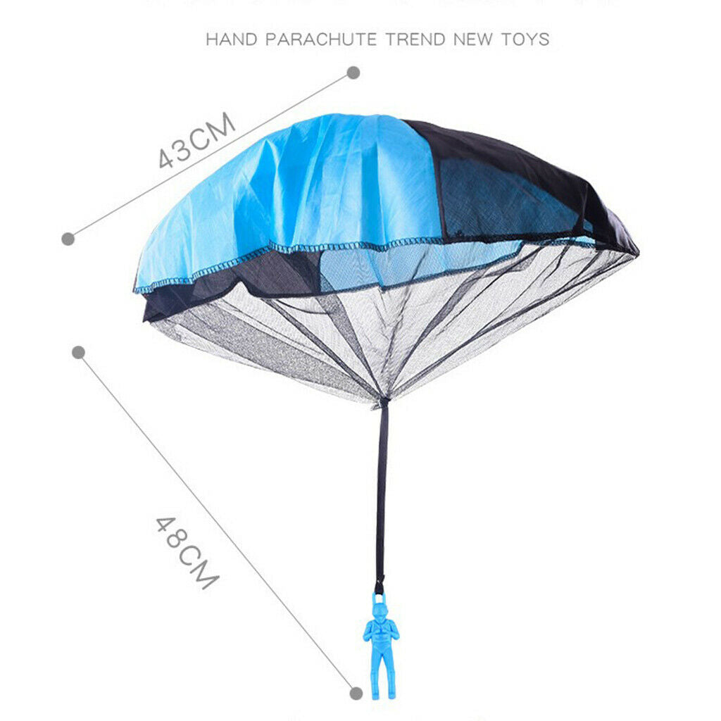 Pack of 5 Children Hand Throwing Throw Play Parachute Flying Toys Outdoor