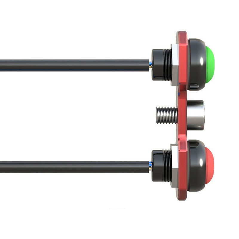 22mm CNC Aluminum Motorcycle ATV Reset Self-locking Button Handle Double Switch