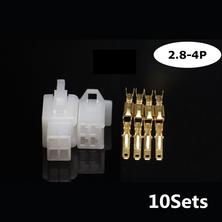 50Sets Automotive Electrical 2.8mm 2 3 4 6 9 Pin Way Car Wire Connector Terminal