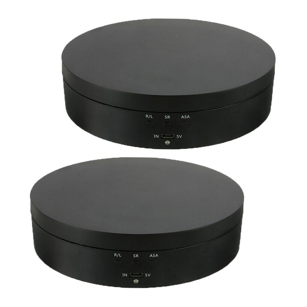 2 Pieces Plastic Rotating Display Stand Speed Adjustbale Cosmetics Holder