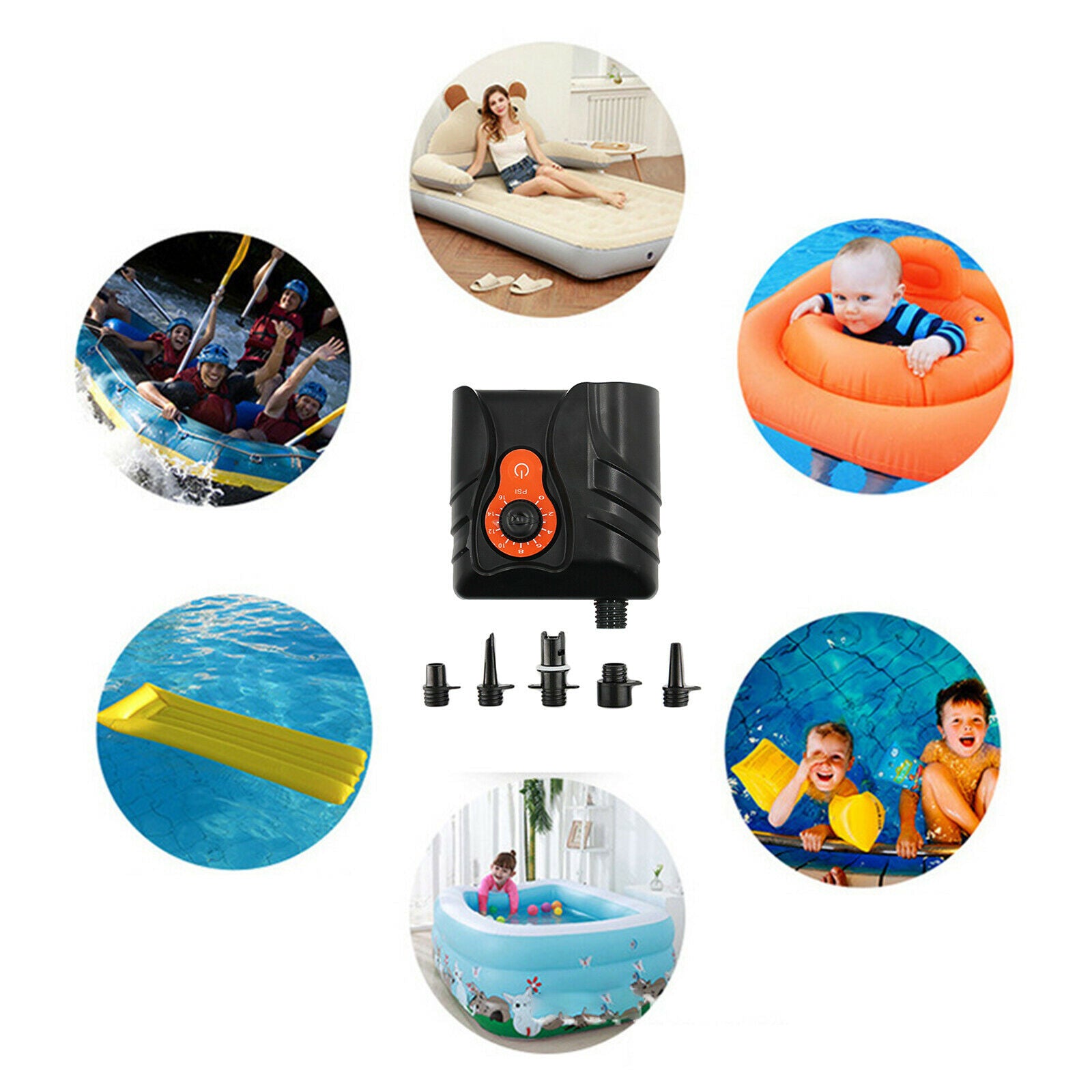 Electric Air Pump Stand Up Paddle Board   Inflation 16PSI Inflatables Boat