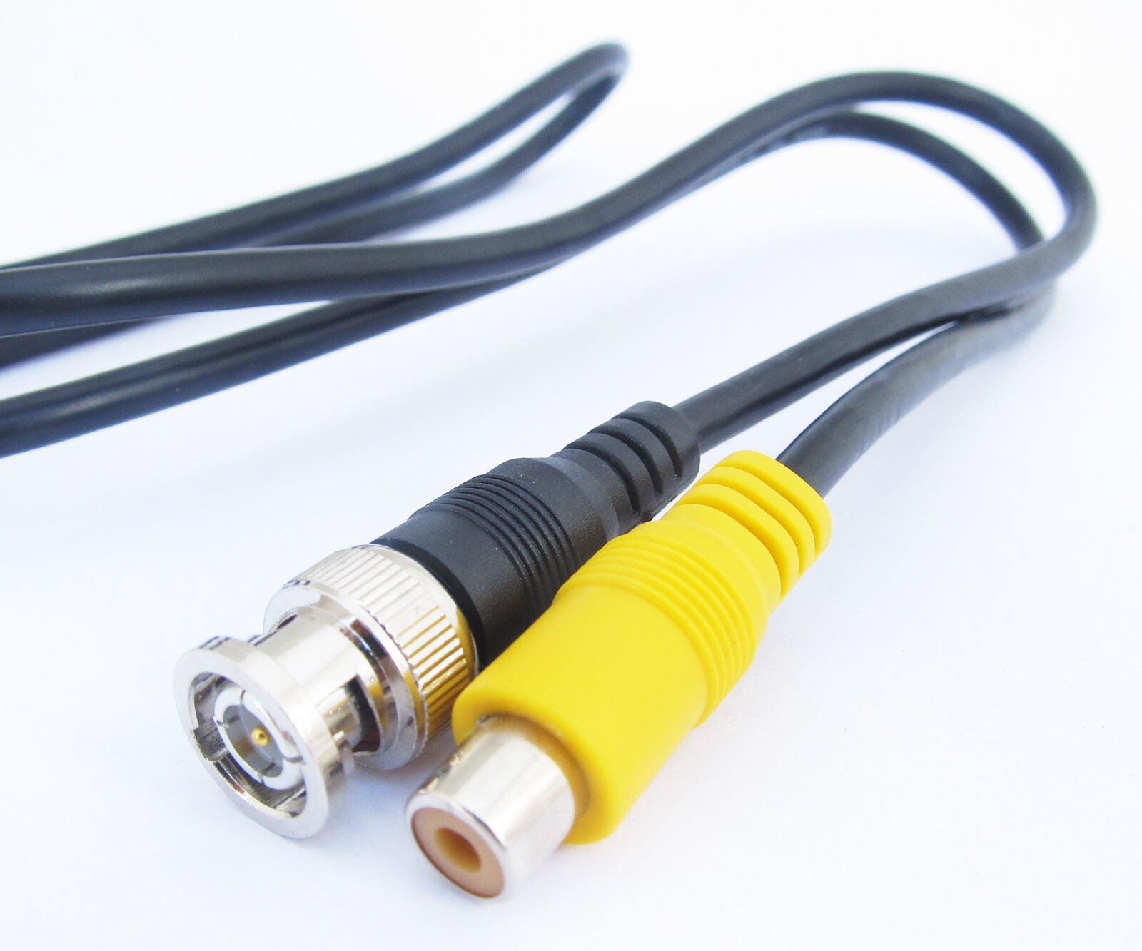 5pcs 3Ft 1M Coax Jumper Test Cable BNC Male to RCA Female Phono for CCTV Cameras