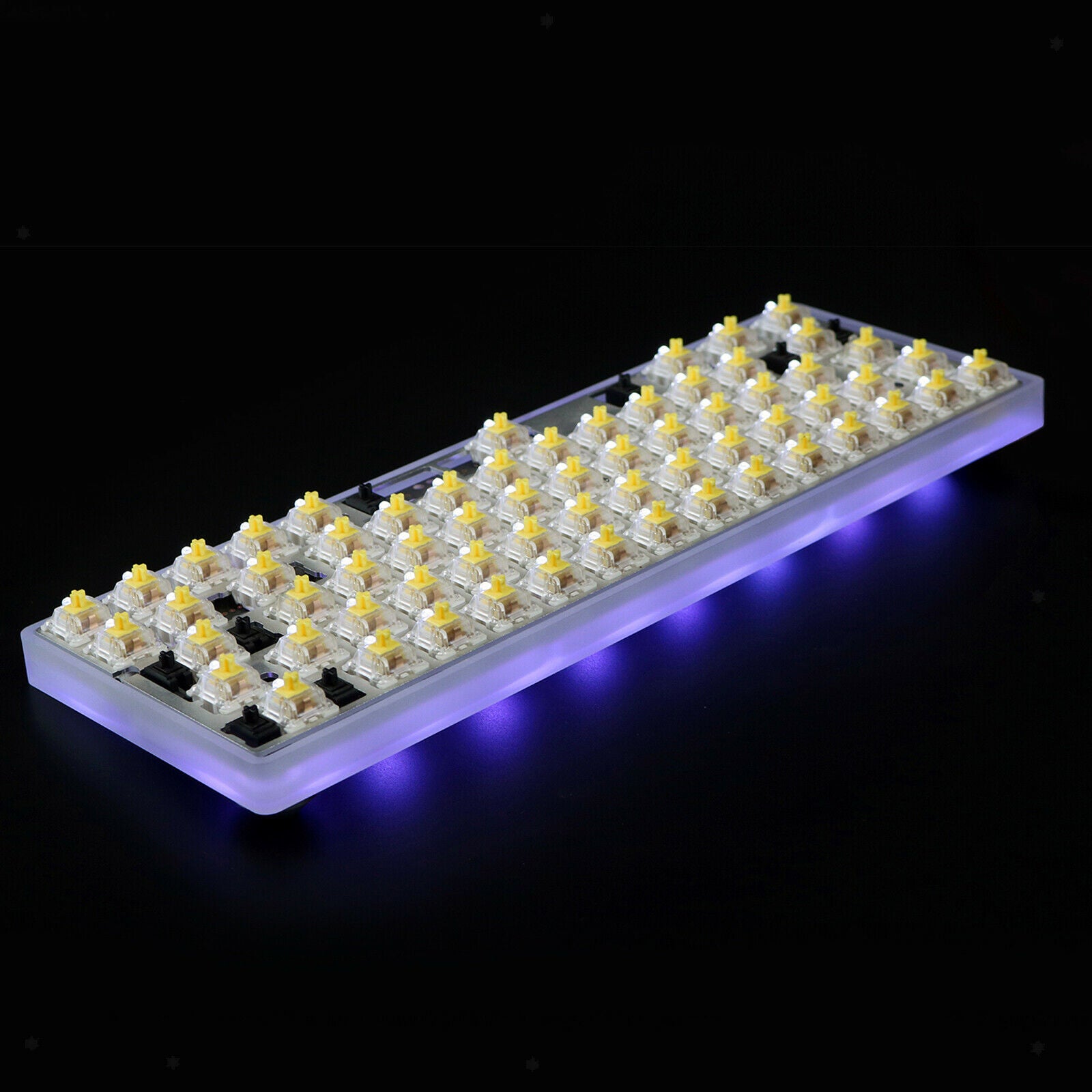 Keyboard Case Frosted Acrylic Shell for 60% DIY GH60 USB port Professional