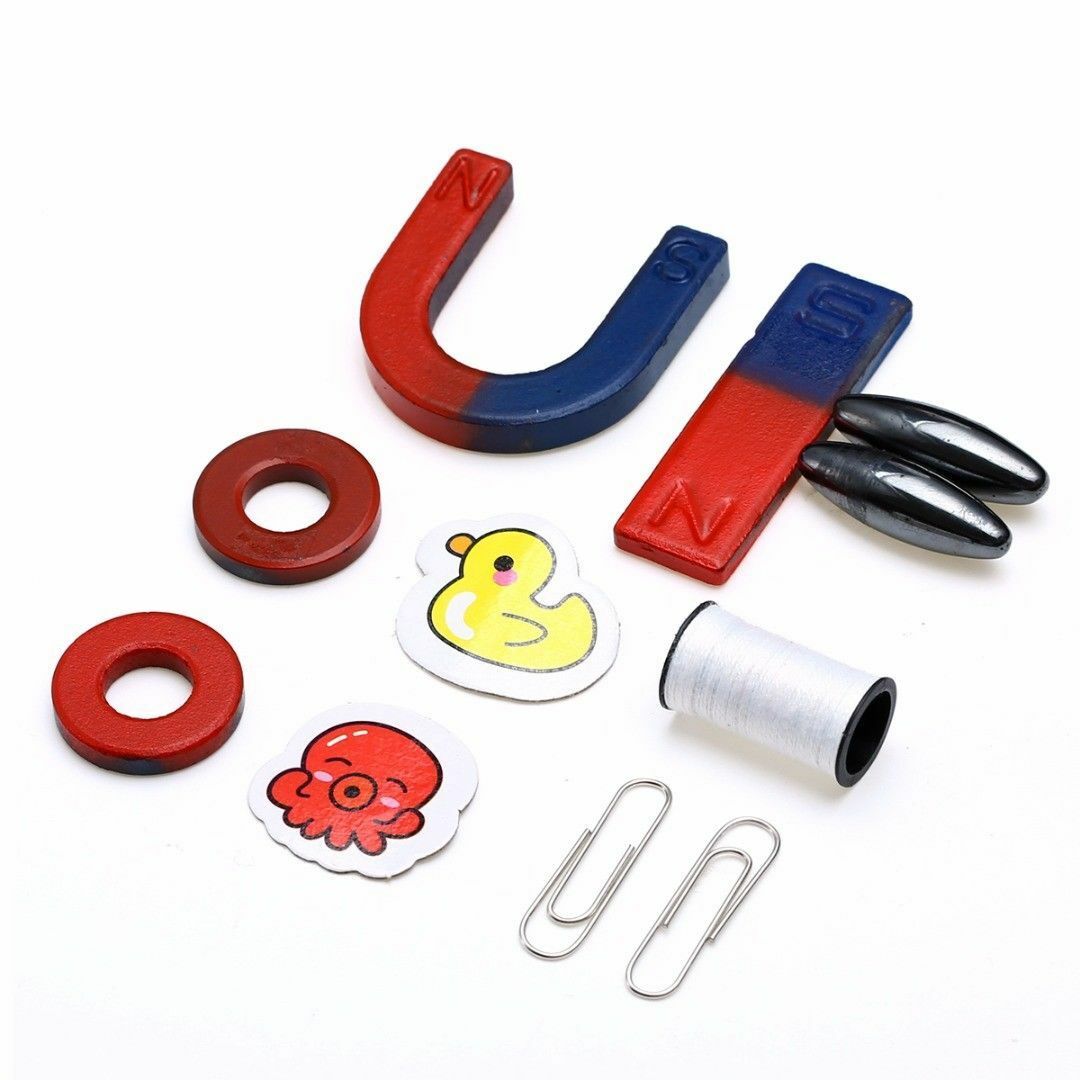 Labs Horseshoe, U Magnet, Chrome Steel, 20mm/8pcs