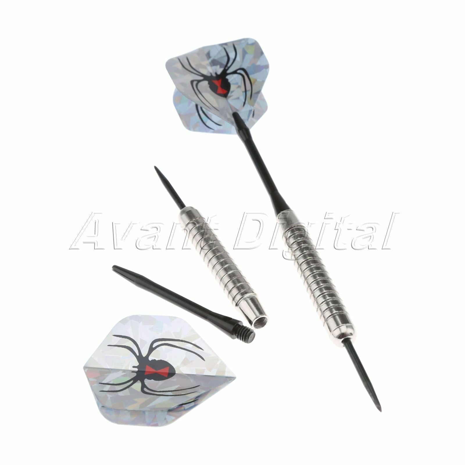 3×Great Standard Steel Tip Darts & Aluminium Shafts High Quality Dart Flight