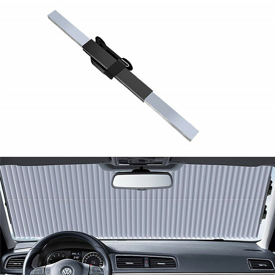 Aluminum Foil Retractable Car Windshield Sun Shade Visor Block Cover Universal