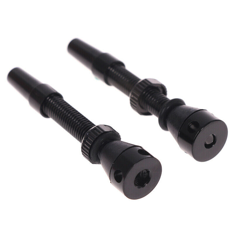 1 Pair 40mm Tubeless Air Valve for Road Bike Tubeless Valve Stem Bicy FG
