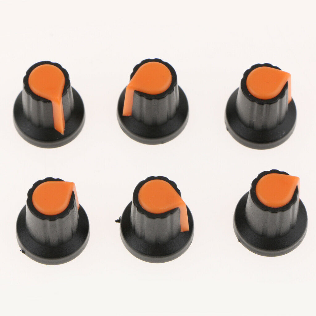 30 Pieces Potentiometer Knob Hat Knobs Round Multicolored Shafts