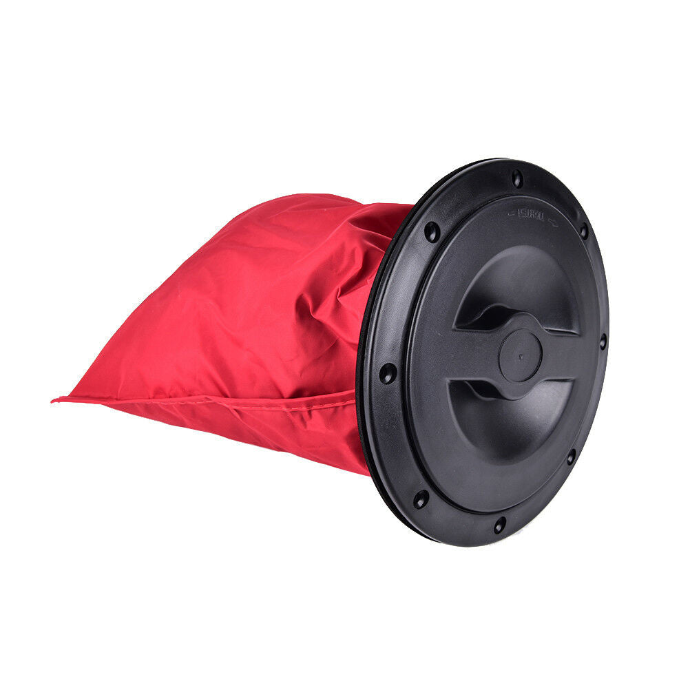 New 8" Deck Plate Boat Kayak Canoe Storage Bag Cover Kit Hatch T7H7 BDAU