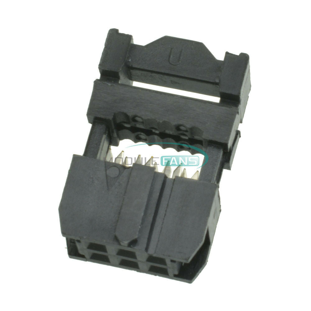 20PCS 2.54mm Pitch 6Pin FC-6P IDC FC Female Header Connector 3pcs set J20 New