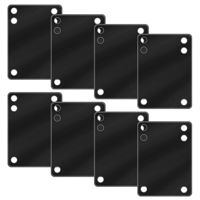 8Pcs Skateboard Risers Pads Longboard Riser Shock Pads Soft Rubber Pads 3mm/J8S7
