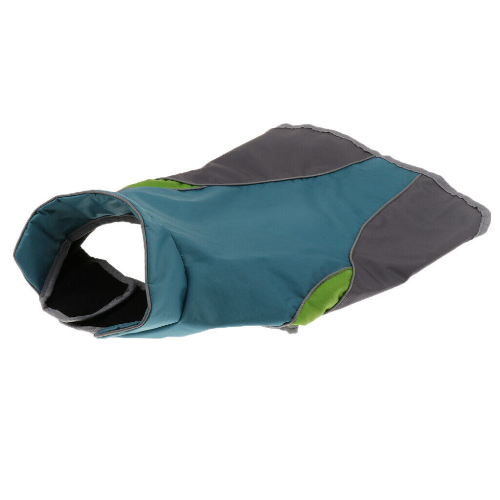 Waterproof Windproof Dog Puppy Jacket Vest Winter Warm Pet Coat Clothes Blue M