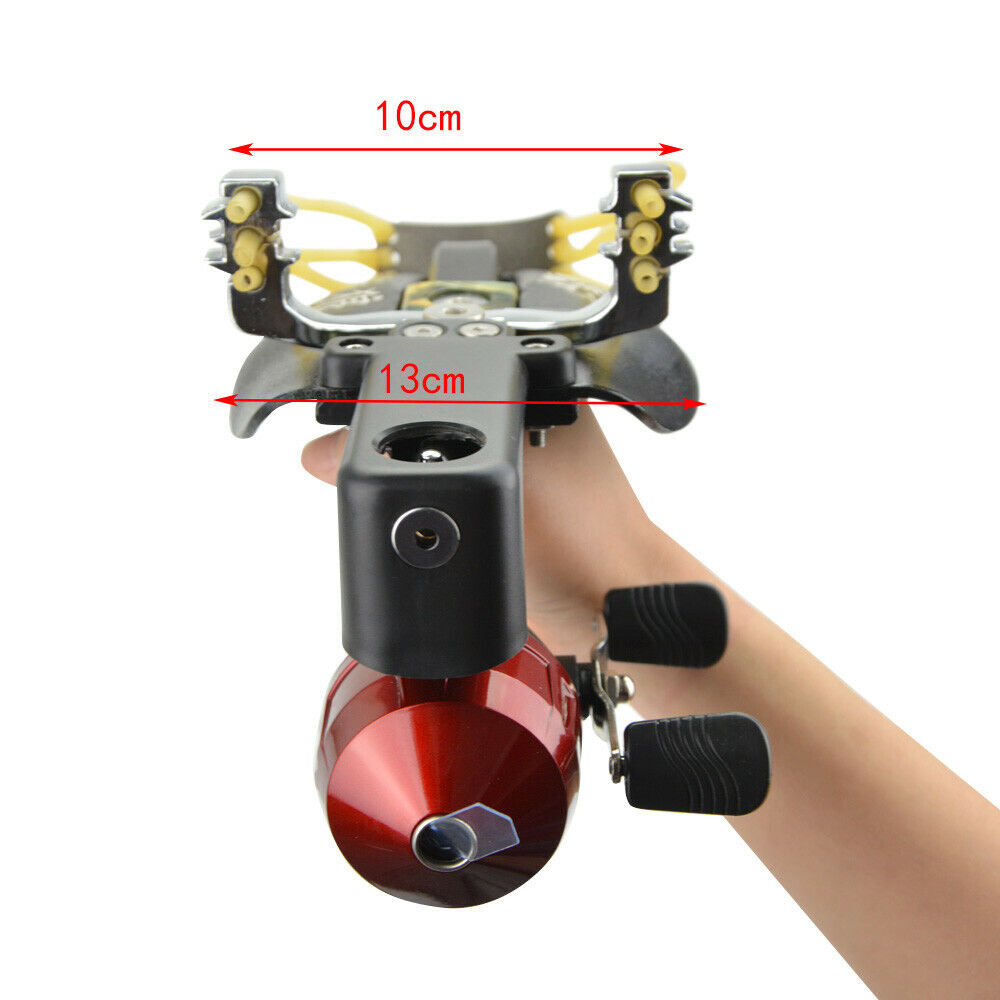 Catapult Archery Sling Bow Fishing Hunting Slingshot Bowfishing Darts Reel Arrow