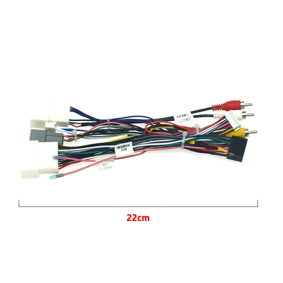 16 Pin Car Wire Harness Cable + Canbus For Mitsubishi Outlander Pajero 2014-2016