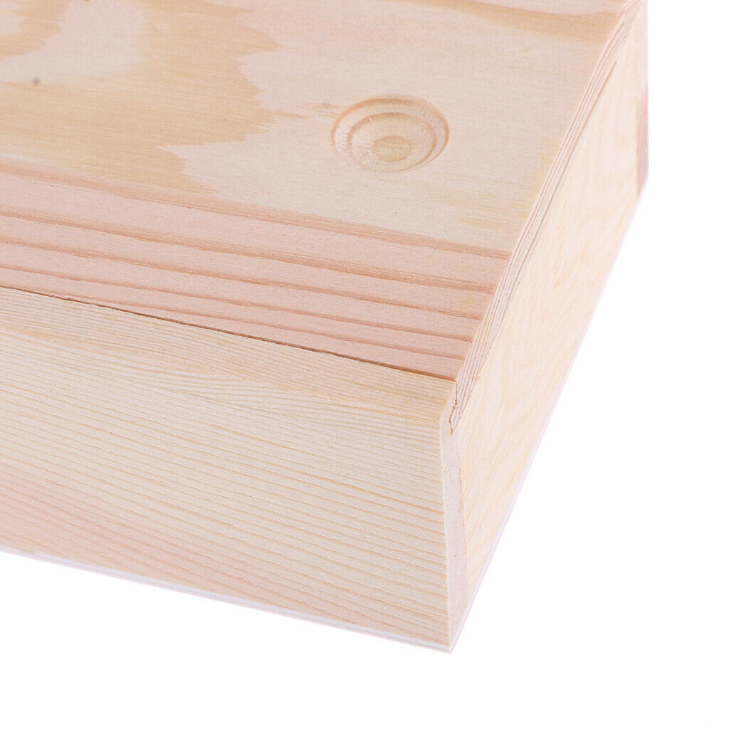 Small Plain Nature Wooden Container Box Gift Small Gadgets Wood Storage Case