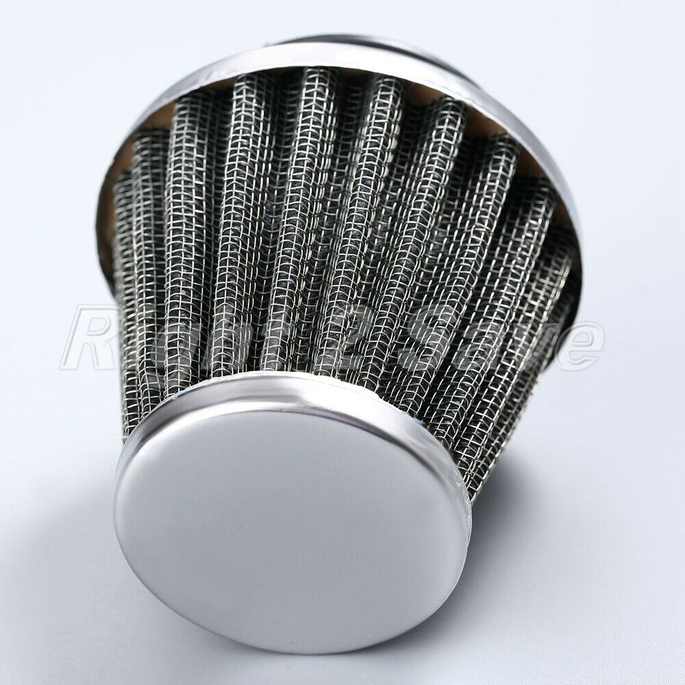 Motorcycle Air Intake Cleaner Filter 42mm Oval Refit Clamp-on Cleaner Filter