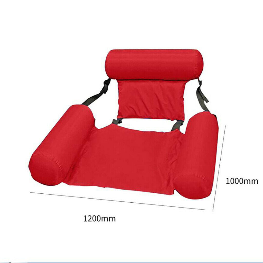 2Set Swimming Floating Chair Pool Seats Inflatable Water Bed Lounge Chairs Float