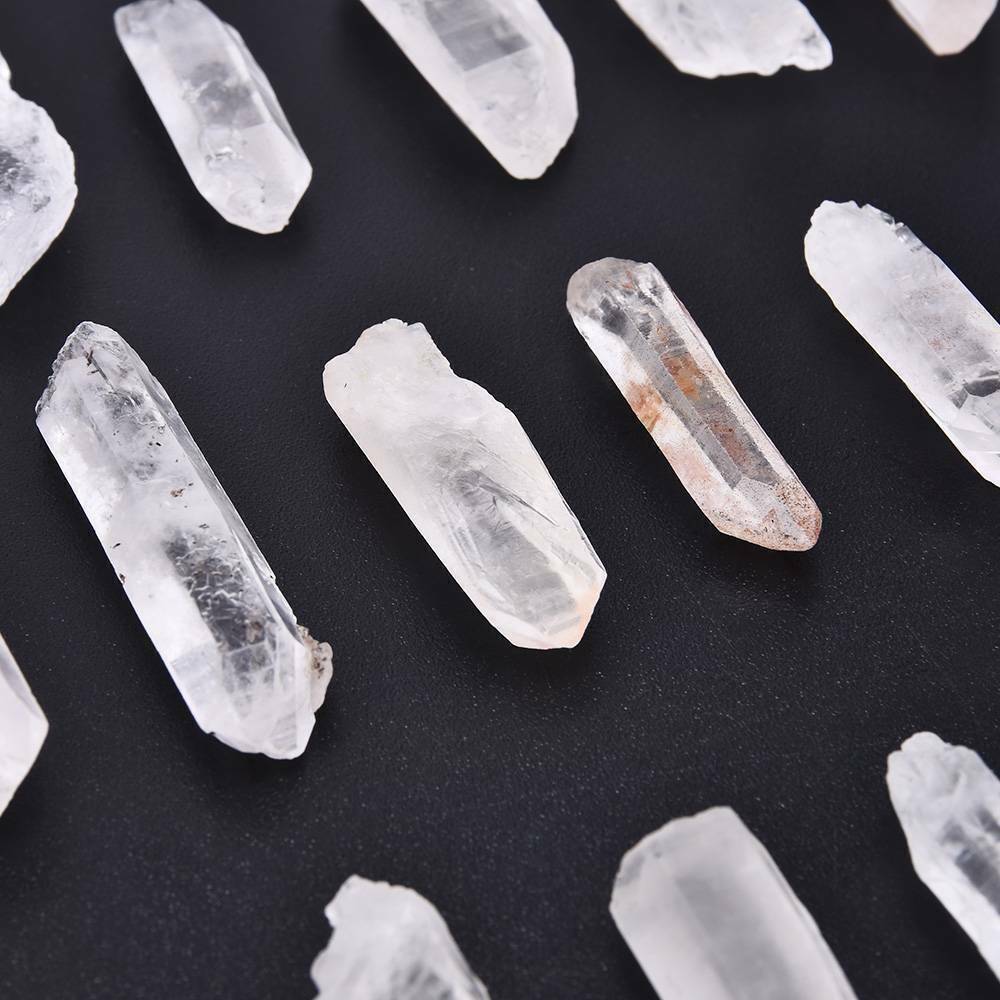 Wholesale 50g Bulk Small Points Quartz Crystal DIY Healing Reiki Mineral Wand ~