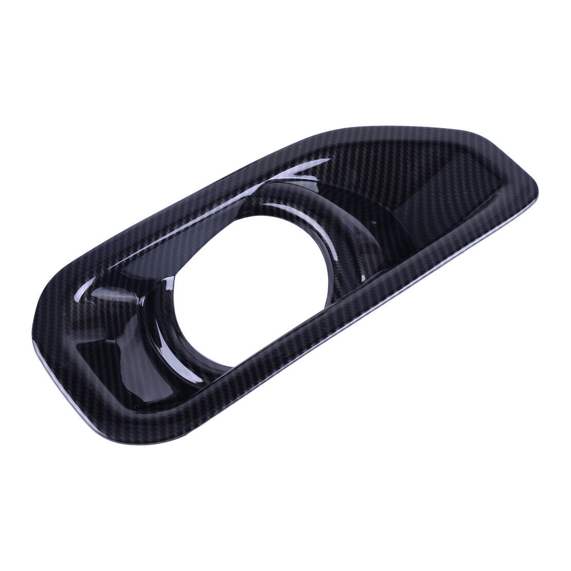 Carbon Fiber Style Front Fog Light Cover Trim Fit for Jeep Wrangler JL 18-19 Atn