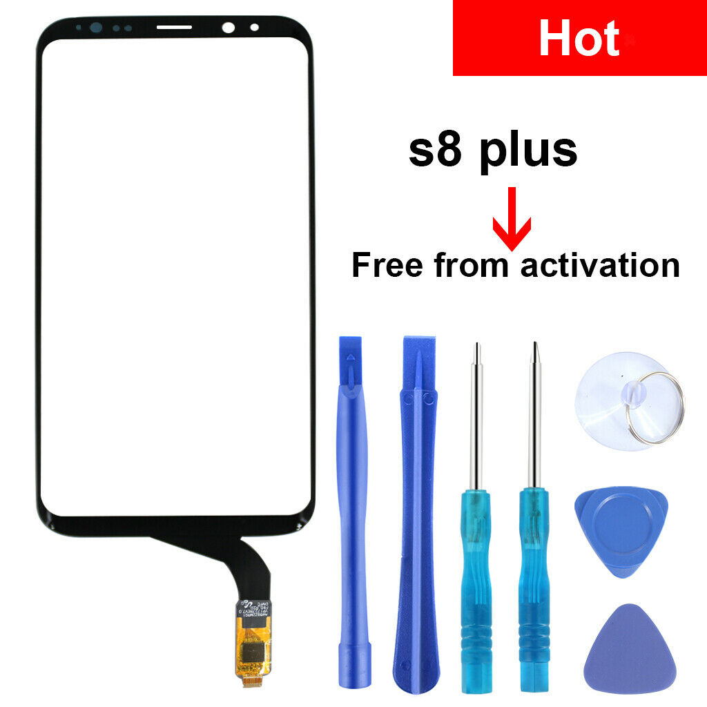 For Black   Galaxy S8 Plus LCD Touch Screen Digitizer Glass Replacement -