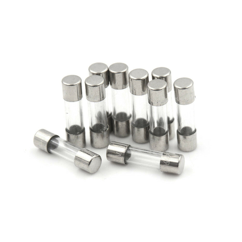 10Pcs Glass Tube Fuse 0.05A 50mA F0.05A 250V Quick Fast Blow 5mm x 20m.l8