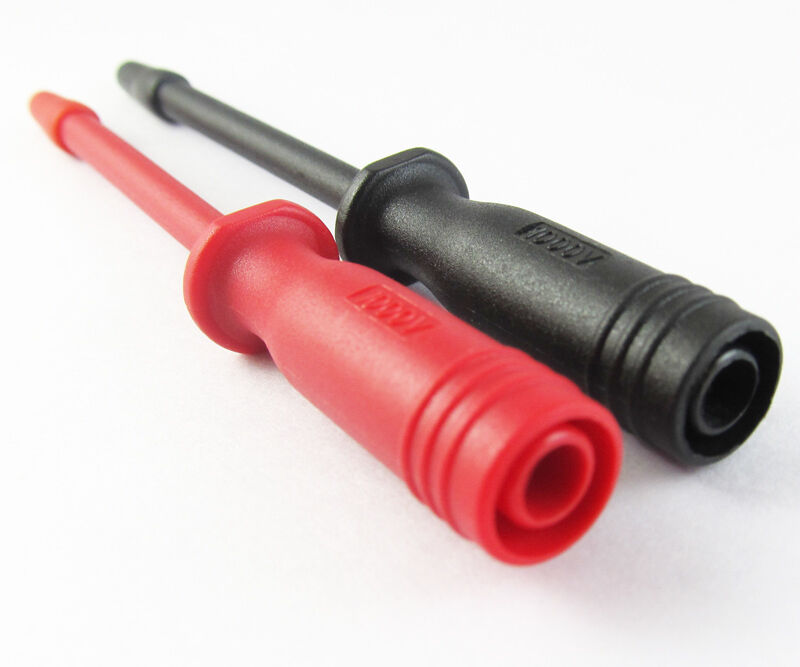 1 pair 12-0004 Piercing Needle Non-destructive Test Probe with 4mm Banana Jack